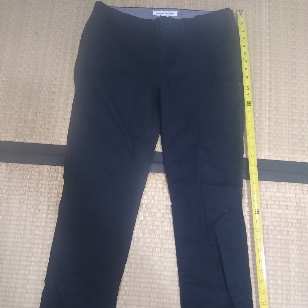 Amazon essentials khaki pants (skinny) 33"x32", black